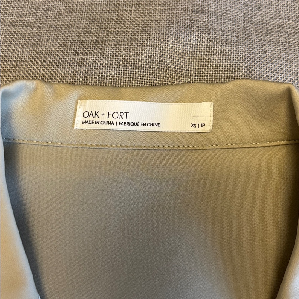 OAK + FORT Relaxed Fit Blouse, EUC. - Picture 6 of 11